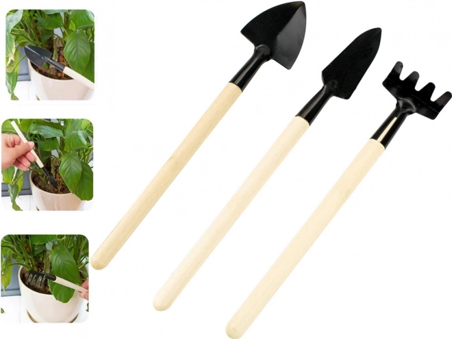 Ensemble d'outils de jardinage pour le rempotage des pots de fleurs