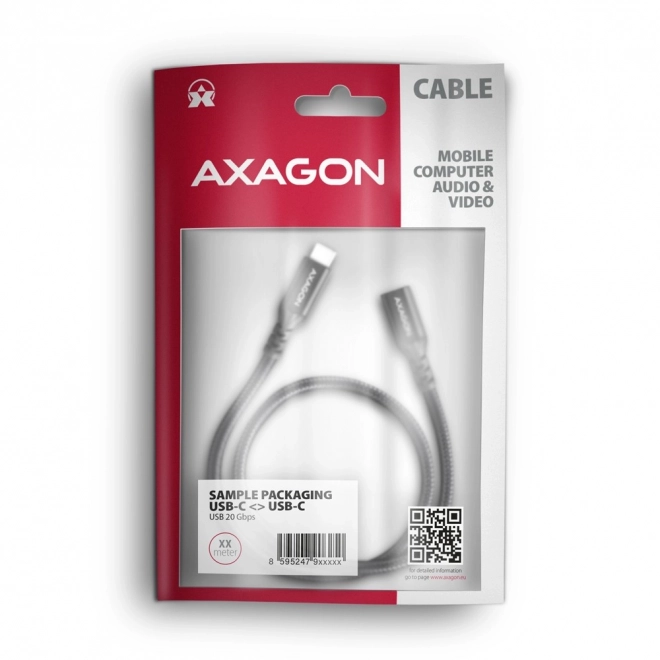 BUCM32-CF15AB Gen2 USB-C - câble d’extension USB-C 1,5 m, 5 A, 20 Gb/s, PD 240 W, tressé