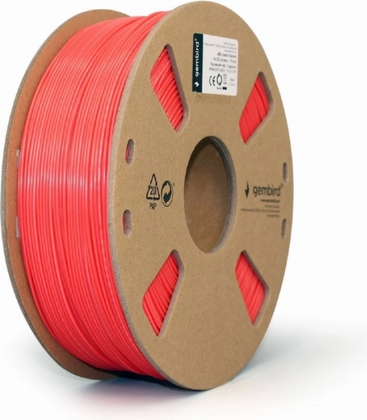 Filament pour imprimante 3D ABS 1,75 mm rouge