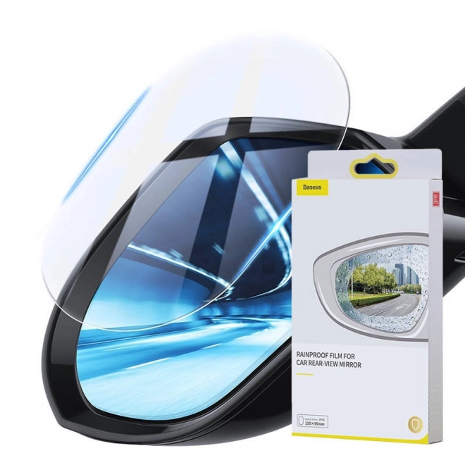Film antipluie pour rétroviseur de voiture Baseus, 2 pièces