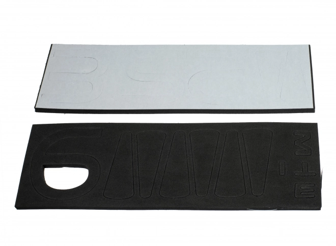 Horloge murale adhésive DIY grand modèle 80-120 cm noir