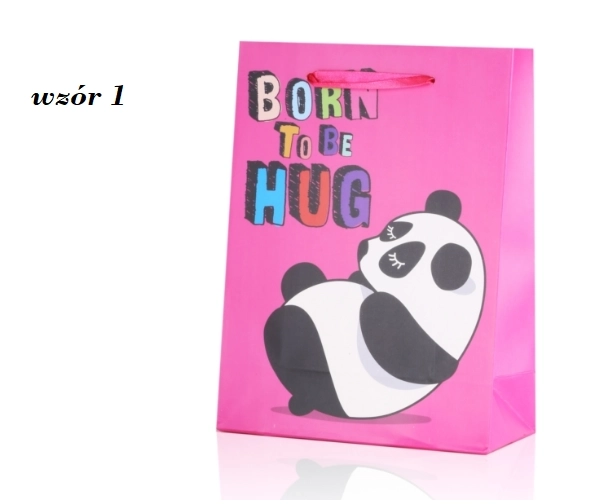 Sac cadeau panda 24 cm x 18 cm