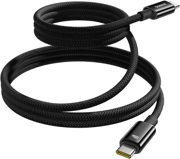 Baseus Tungsten Gold câble de charge USB-C vers USB-C 100W 1m noir