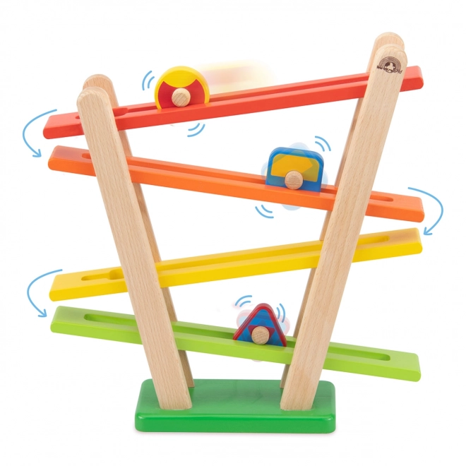 Piste en bois arc-en-ciel Wonderworld