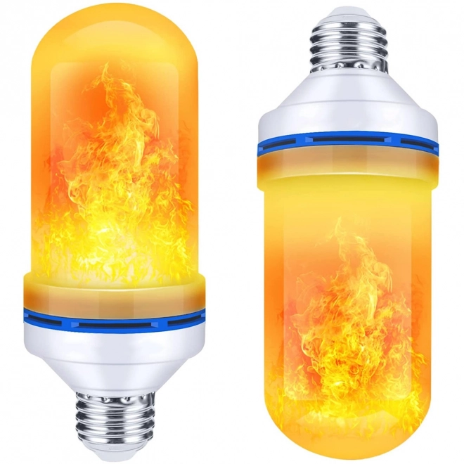 Ampoule LED avec effet de flamme vivante E27 9W