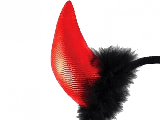 Serre-tête avec cornes de diable pour Halloween