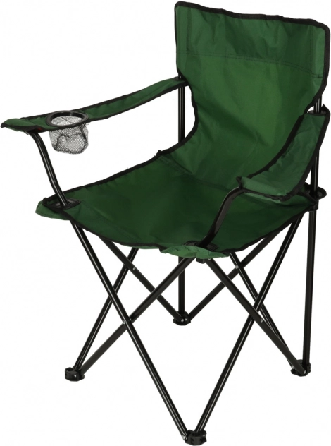 Chaise de randonnée pliable verte Luaro