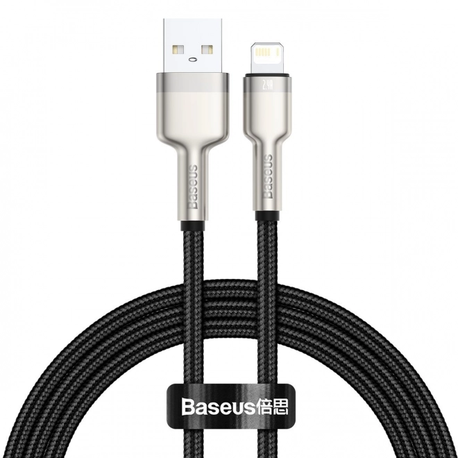 Câble USB pour Lightning Baseus Cafule, 2,4A, 1m (noir)