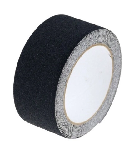 Ruban de sécurité antidérapant 2,5 cm x 5 m noir-jaune – Noir