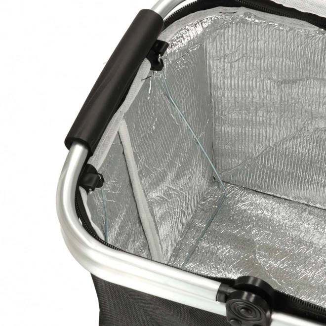 Panier thermique pliable noir pour pique-nique