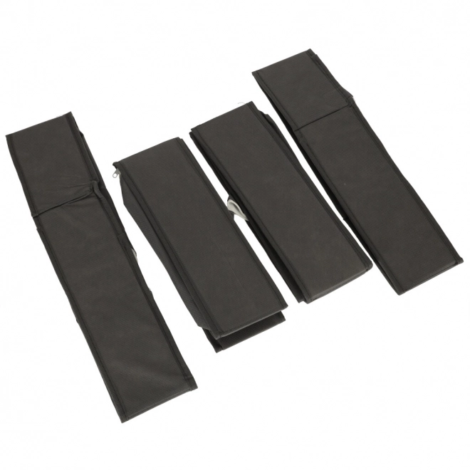 Organisateur gris pour tiroir de sous-vêtements et chaussettes - 4 pièces