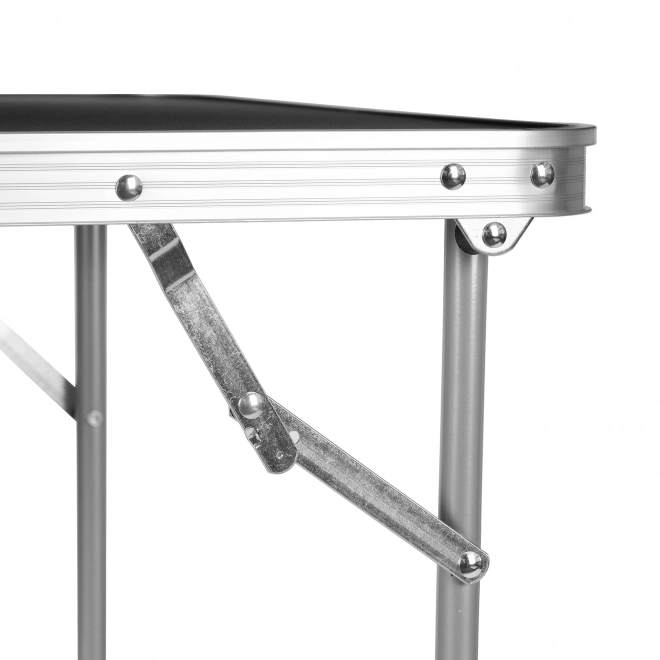 Table de camping pliante table de pique-nique plateau 80x60 cm noir