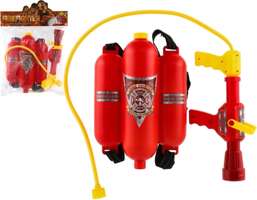 Pistolet à eau de pompier avec réservoir dorsal