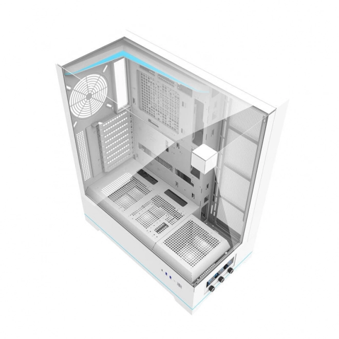 Boîtier de PC Darkflash DY450L blanc