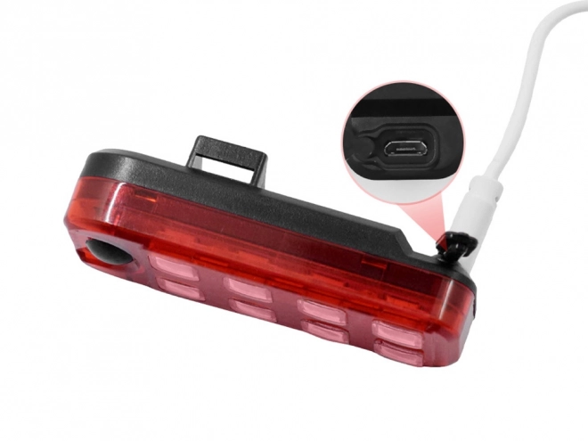 Feu arrière LED pour vélo avec chargement USB