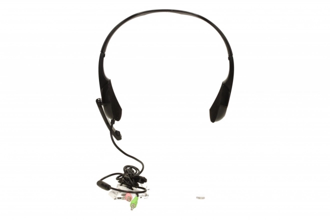 écouteurs noirs avec microphone