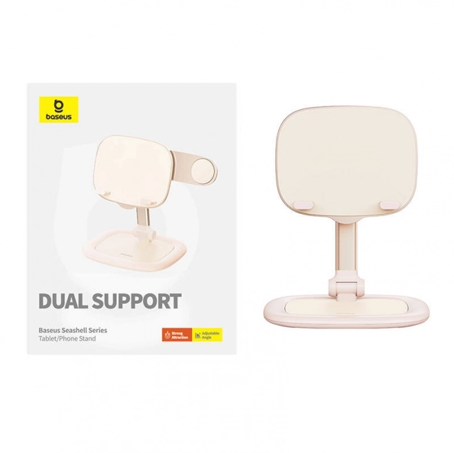 Support pour tablette et téléphone Baseus Seashell rose