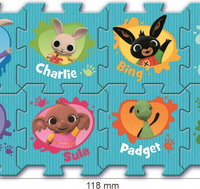 Puzzle en mousse TREFL Bing – tapis de jeu souple