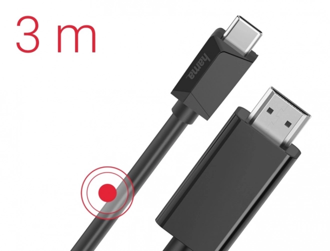 Câble HDMI USB-C 4K 3m