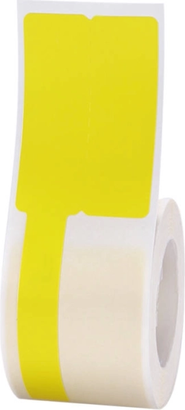 Autocollants thermiques Niimbot 25x38+40, 100 pcs jaunes