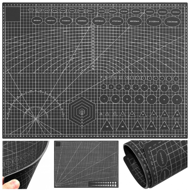Tapis de découpe autorégénérant A2 double face