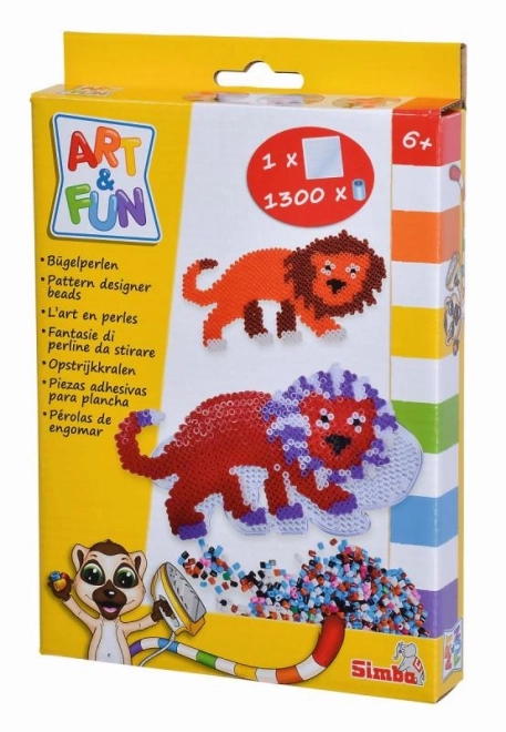 Perles à repasser A&F Animaux, 4 types