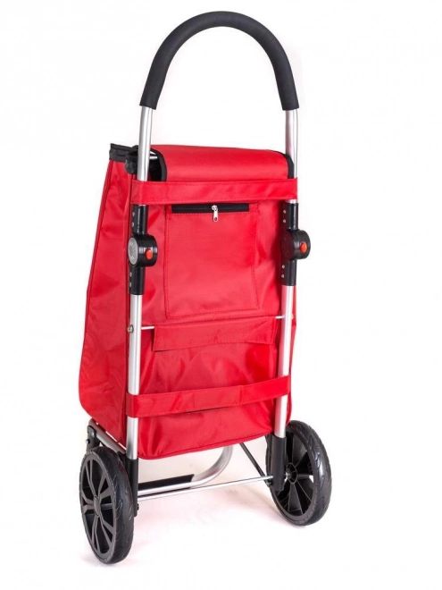 Sac de courses 98 x 48 x 36 cm, pliable, rouge