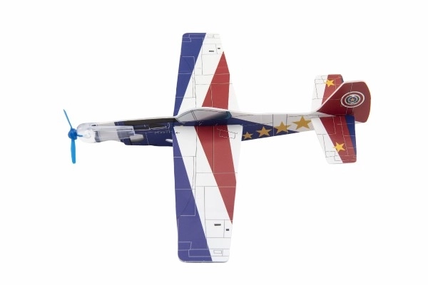 Avion à lancer modèle en mousse 24cm mélange de couleurs