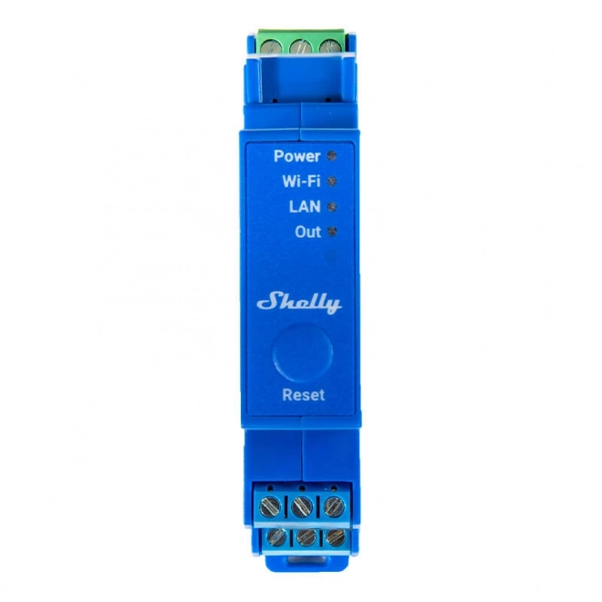 Interrupteur intelligent DIN Shelly Pro 1 avec contacts sans potentiel, 1 canal;