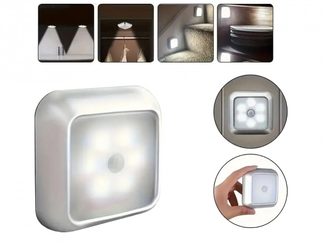 Lampe de nuit LED auto-adhésive avec détecteur de mouvement