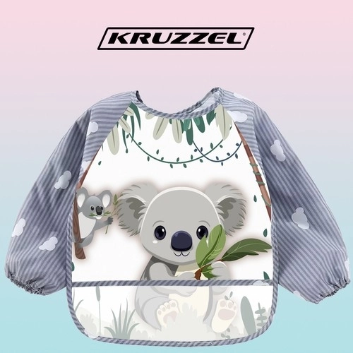 Kruzzel bavoir/tablier avec manches 22255