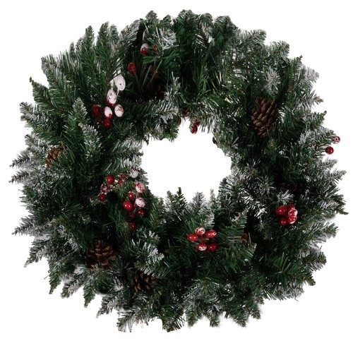 Guirlande de Noël enneigée Ruhhy 22302