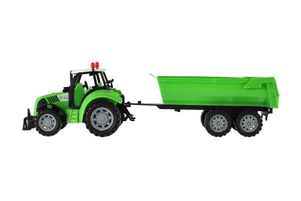 Tracteur avec remorque pour enfants