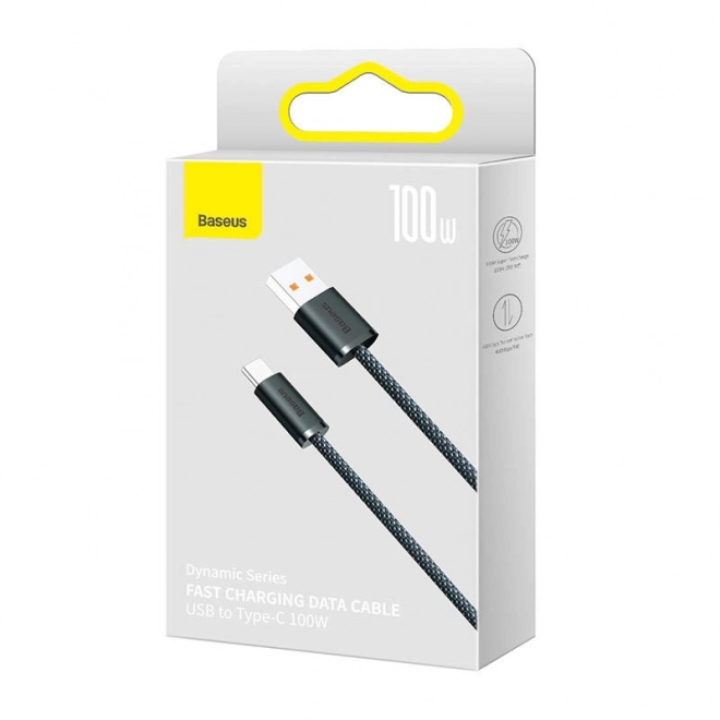 Câble USB vers USB-C Baseus série Dynamic, 100 W, 1 m (gris)