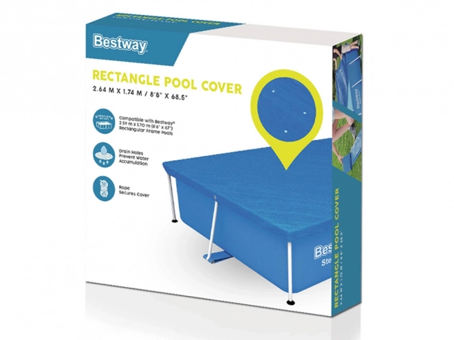Bestway housse pour piscine rectangulaire 259x170 cm