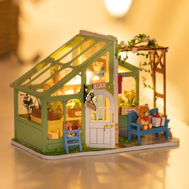 Fleurs de printemps - Maison de poupée miniature DIY