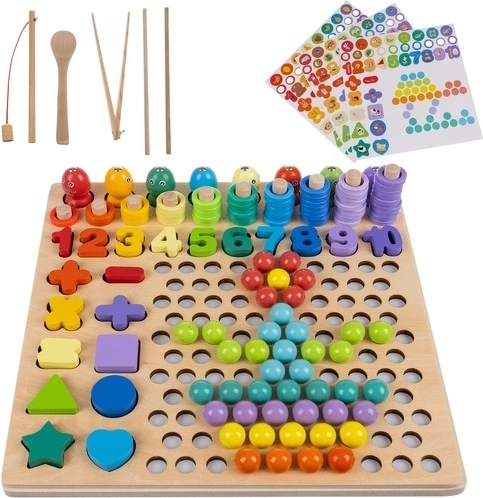 Mosaïque créative et pêche magnétique