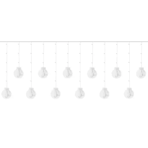 Rideau lumineux 108LED USB - blanc froid KŚ19770