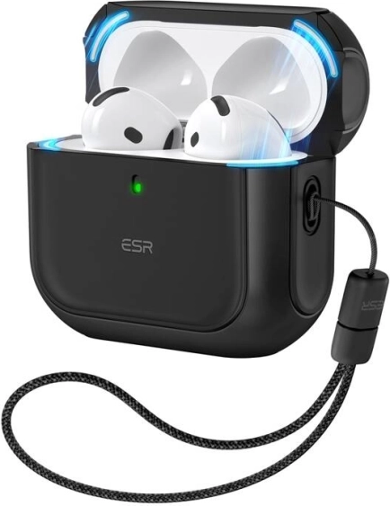 Coque pour AirPods 4 Orbit Hybrid noire