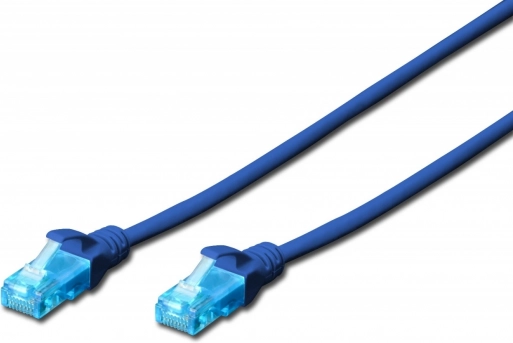 Cordon de brassage U/UTP cat.5e PVC 3 m bleu