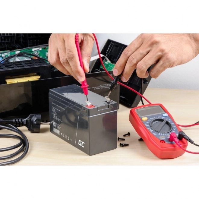 Batterie AGM VRLA Green Cell AGM37 4V 4Ah sans entretien (pour alarme, caisse, jouet)