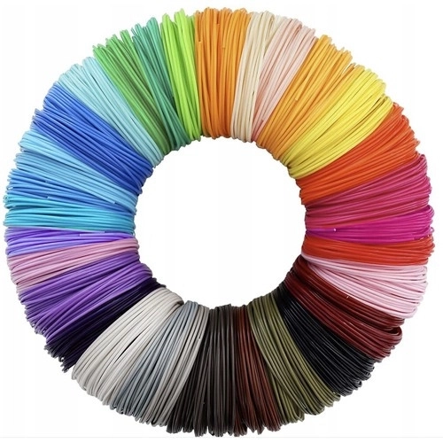Filaments PLA 3D - 30 pcs. x 10m Kruzzel 19877