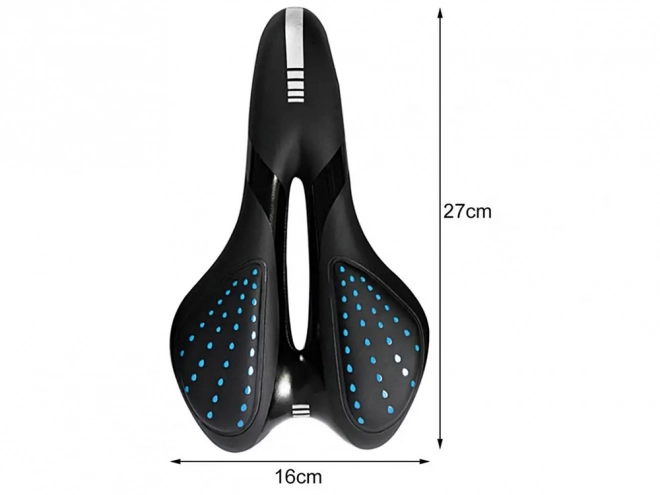 Selle de vélo sportive avec remplissage en gel
