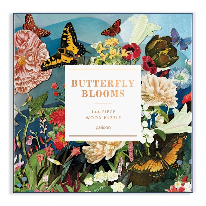 Galison puzzle en bois jardin des papillons