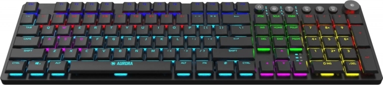 Rétroéclairage RGB avec 20 effets et zones bien structurées