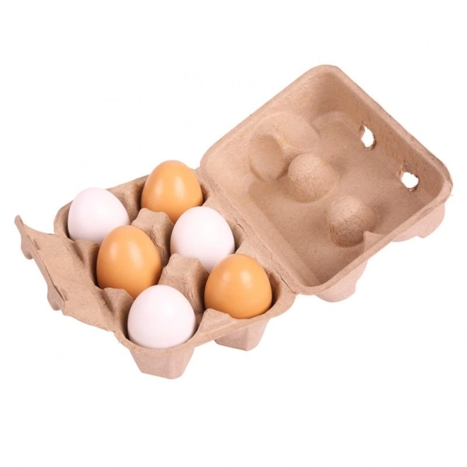 Bigjigs Toys Oeufs dans une boîte 6 pcs