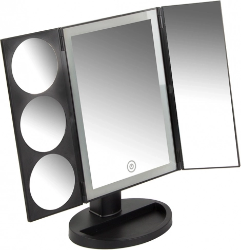 Design pliable tri‑fold et socle stable
