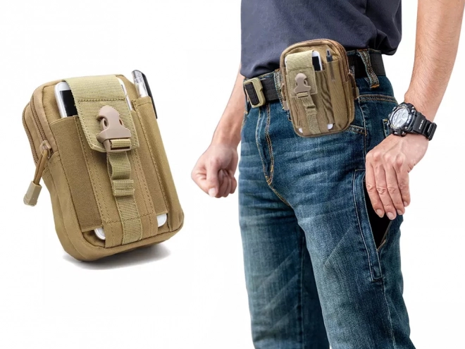 Sac tactique de ceinture - beige