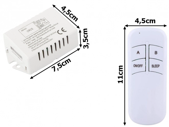 Interrupteur sans fil avec télécommande