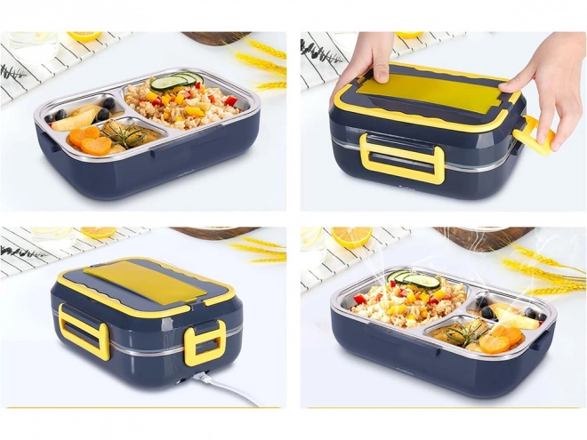 Lunchbox électrique chauffant pour voiture de travail